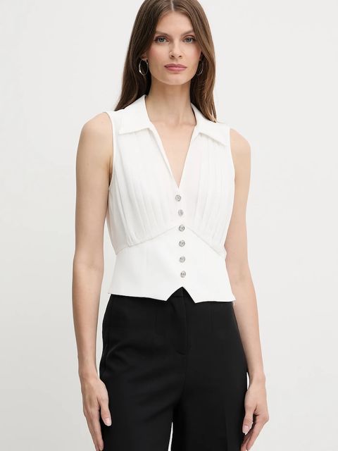 Morgan bluzka OPLI damska kolor biały gładka OPLI - zdjęcie produktu nr 1