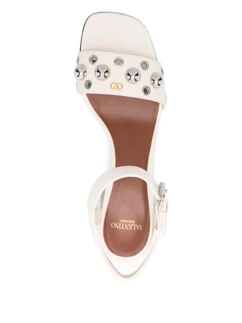 Valentino Garavani 65mm Nellcôte ankle-strap sandals - Neutrals - zdjęcie produktu nr 2