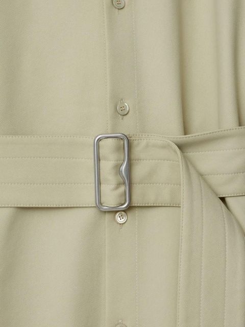 Burberry belted cut-out shirt dress - Neutrals