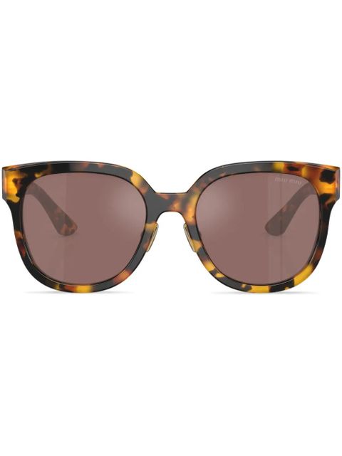 Miu Miu Eyewear square-frame sunglasses - Brown - zdjęcie produktu nr 1