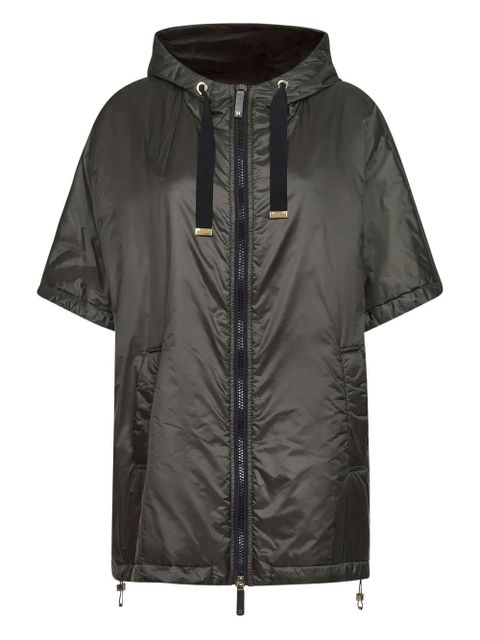 Max Mara hooded short-sleeve raincoat - Black - zdjęcie produktu nr 1