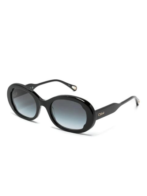 Chloé Eyewear Lilli round-frame sunglasses - Black - zdjęcie produktu nr 2