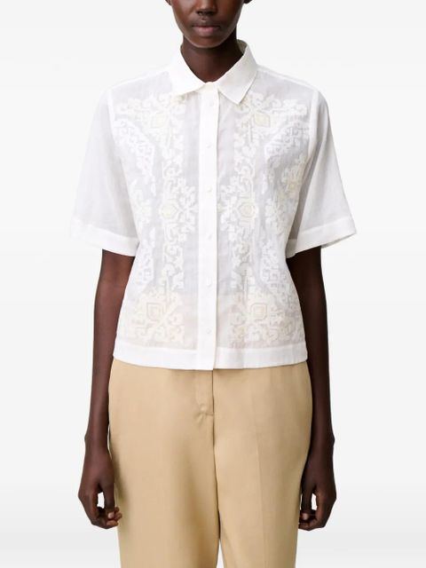 Claudie Pierlot embroidered shirt - White