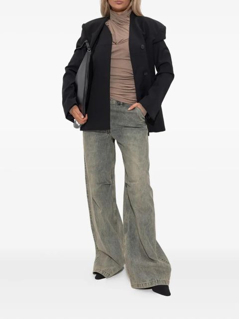 ENTIRE STUDIOS button-fastening double-breasted coat - Black - zdjęcie produktu nr 2