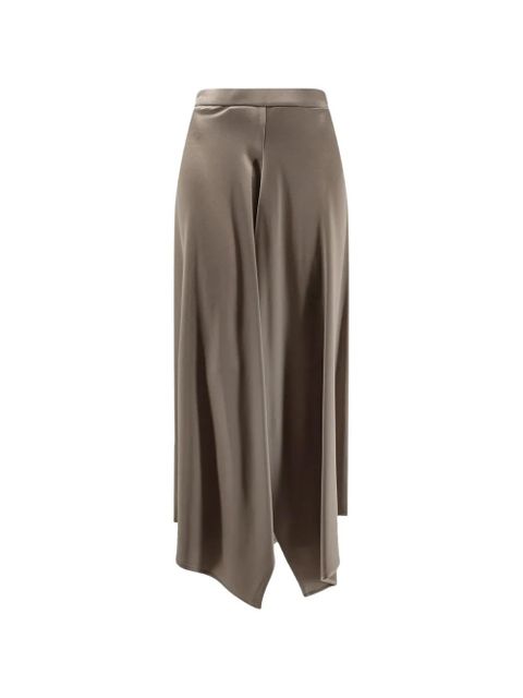 Alysi asymmetrical-hem maxi skirt - Brown - zdjęcie produktu nr 1