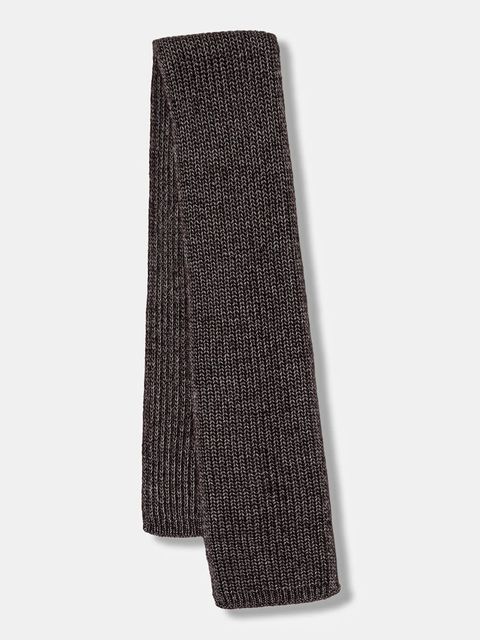 Sisley szalik z dodatkiem wełny damski kolor granatowy wzorzysty 1H5BLU00Z - zdjęcie produktu nr 1