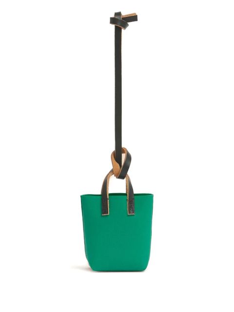 Marni stitching printed bag charm - Green - zdjęcie produktu nr 2