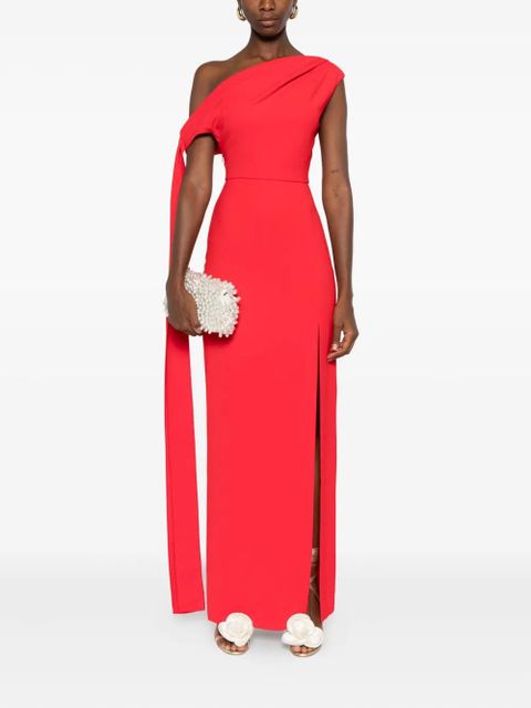 Solace London Irina one-shoulder maxi dress - Red - zdjęcie produktu nr 2