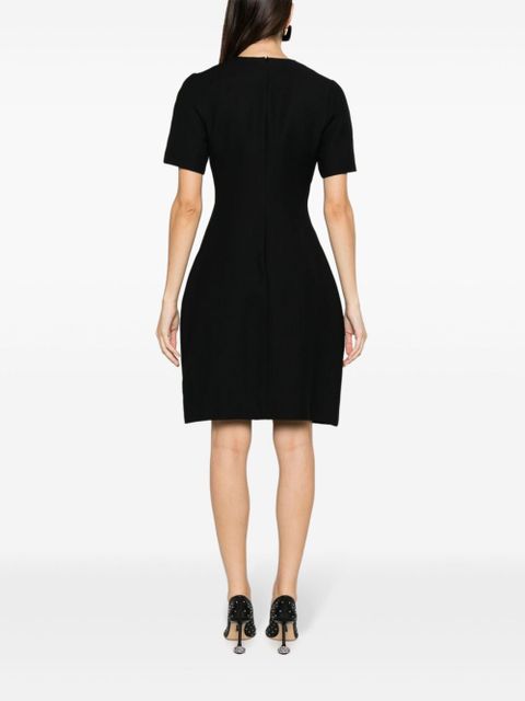 LOEWE short-sleeve flared dress - Black
