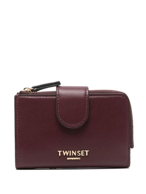 TWINSET logo-appliqué wallet - Red - zdjęcie produktu nr 1