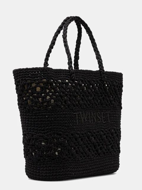 Twinset torebka kolor czarny 251TD8110 - zdjęcie produktu nr 2