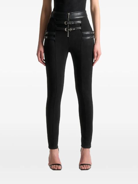 Manière De Voir buckle-detail leggings - Black - zdjęcie produktu nr 1