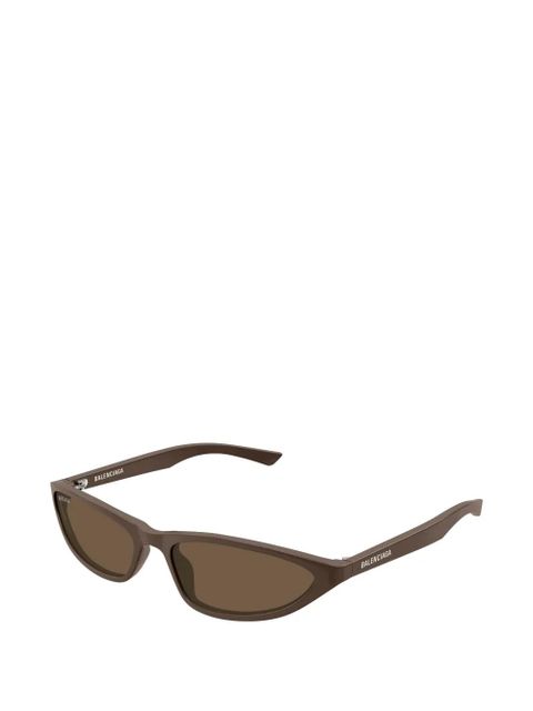 Balenciaga Eyewear geometric sunglasses - Brown - zdjęcie produktu nr 2