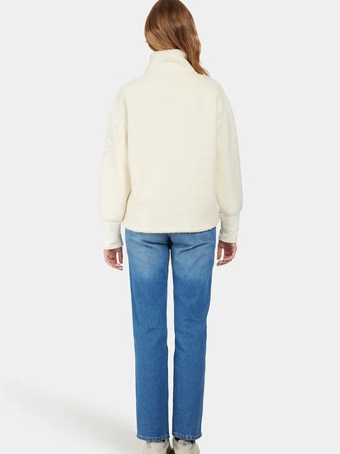 Didriksons bluza MELLA damska kolor beżowy gładka 505446