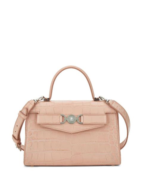 Versace Medusa '95 croc-effect tote bag - Pink - zdjęcie produktu nr 1