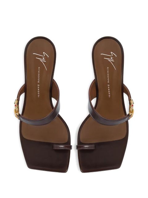 Giuseppe Zanotti Jaylen leather thong sandals - Brown
