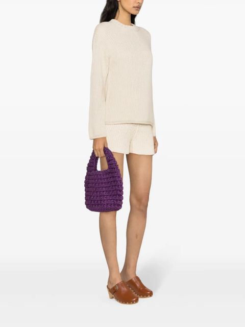 Alanui Finest ribbed-knit jumper - Neutrals