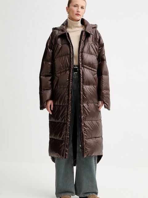 MMC STUDIO kurtka puchowa kolor brązowy RODA.COAT