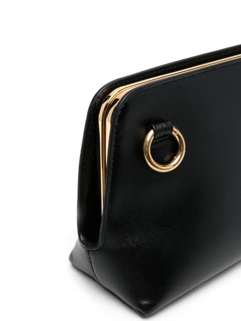 Jil Sander small Goji leather shoulder bag - Black