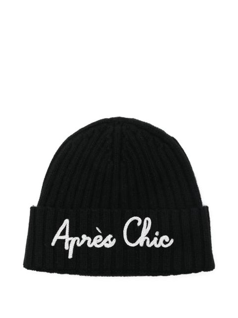 MC2 Saint Barth Wengen Embroidered Hat - Black - zdjęcie produktu nr 1