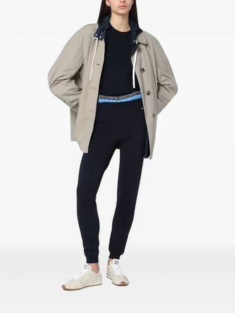 Miu Miu side-stripe trousers - Blue - zdjęcie produktu nr 2