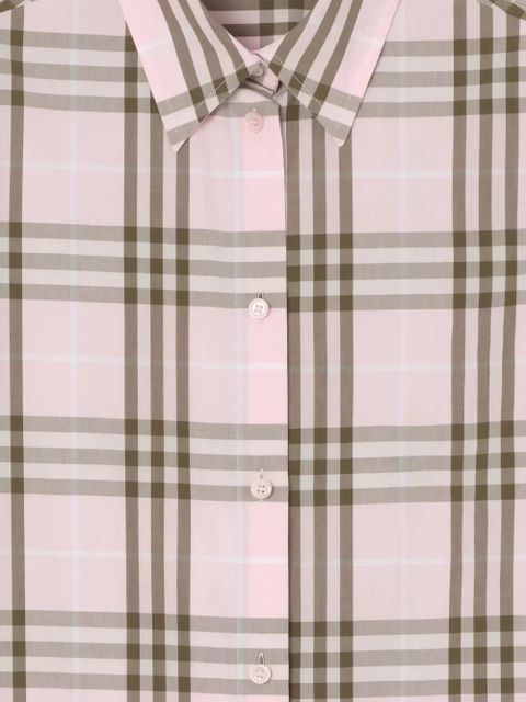 Burberry checked-pattern shirt - Pink - zdjęcie produktu nr 2