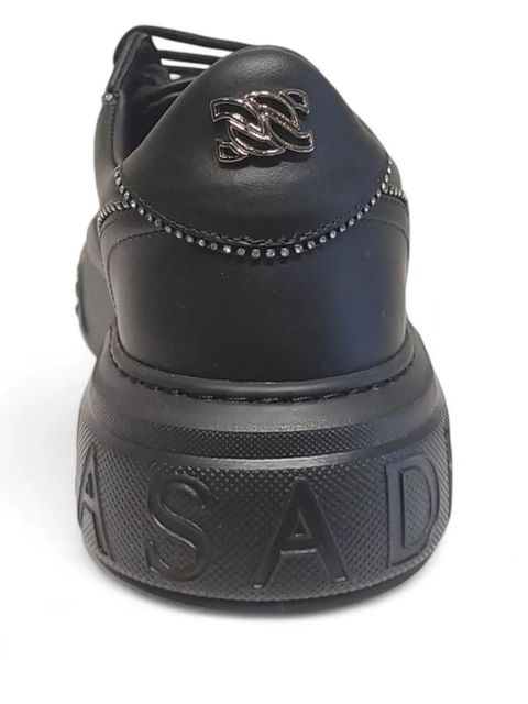Casadei Off Road chain-embossed sneakers - 9000 BLACK