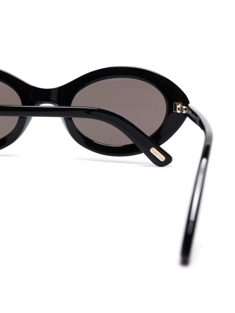 TOM FORD Eyewear Carmen Oval Sunglasses - Black
