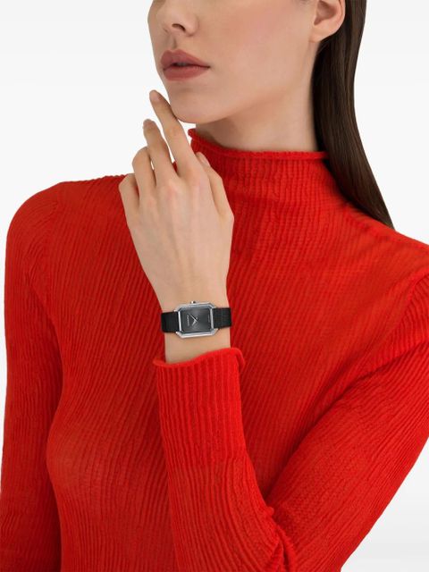 Ferragamo Crystal Tank 33.5mm - Black