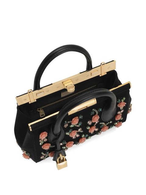 Dolce & Gabbana embroidered Marlene Day mini bag - Black