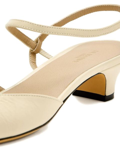 Le Monde Beryl 35mm ankle-strap heeled pumps - Neutrals - zdjęcie produktu nr 2
