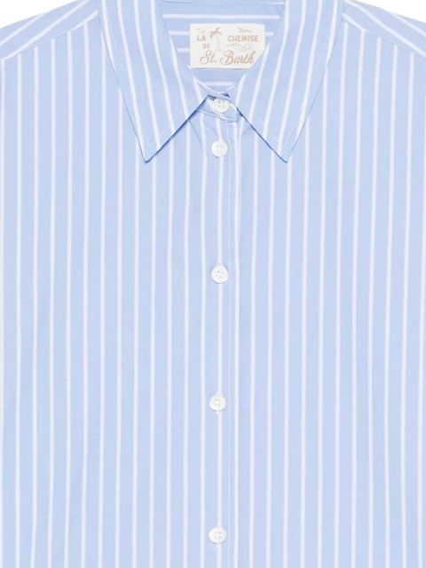 MC2 Saint Barth Meredith striped buttoned shirt - Blue