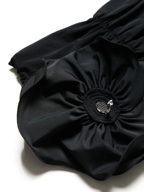 Magda Butrym floral-appliqué bikini bottoms - Black - zdjęcie produktu nr 2