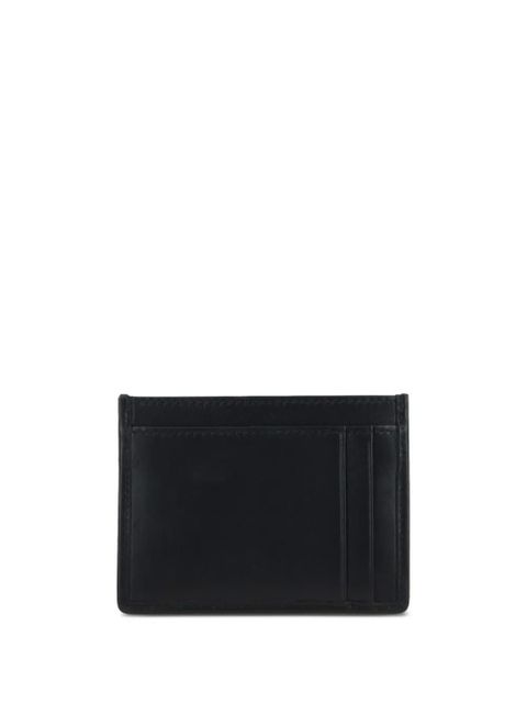 Miu Miu logo-lettering cardholder - Black - zdjęcie produktu nr 2