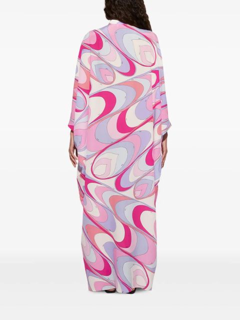 PUCCI onde-print silk dress - Pink
