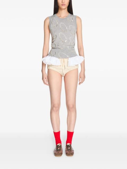 DRIES VAN NOTEN embroidered vest - Grey - zdjęcie produktu nr 2