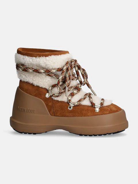 Moon Boot śniegowce zamszowe MB LUNA BOOT SHEARLING - zdjęcie produktu nr 2