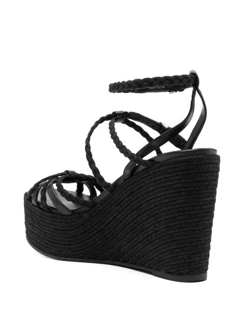 Jimmy Choo Nyre braided sandals - Black
