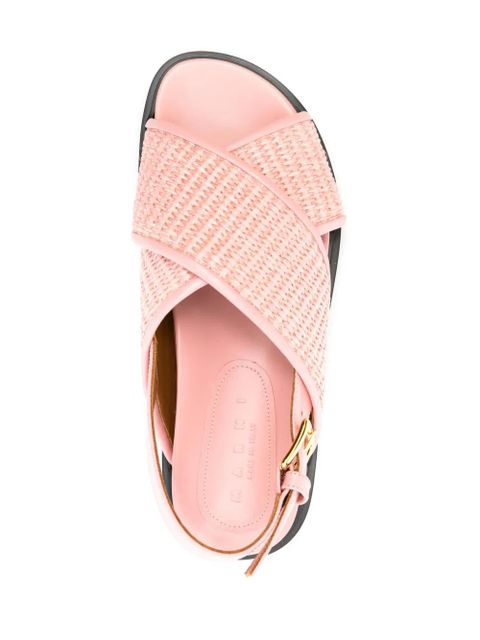Marni Fussbett slingback sandals - Pink - zdjęcie produktu nr 2