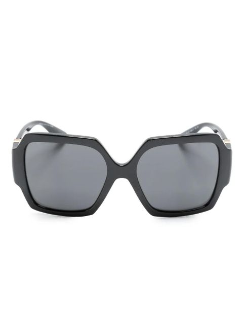 Versace Eyewear Medusa Runaway oversize-frame sunglasses - Black - zdjęcie produktu nr 1