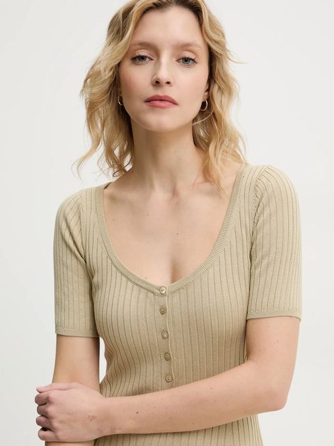 Herskind sukienka z domieszką jedwabiu Mira