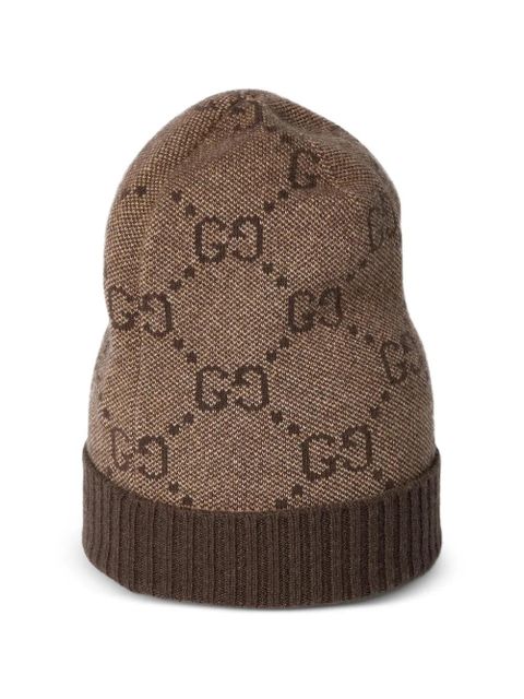 Gucci GG Supreme beanie hat - Neutrals