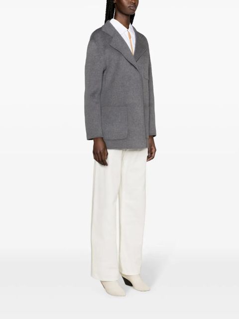 TOTEME notched-lapels mélange jacket - Grey