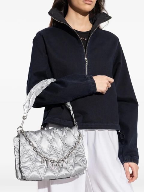 Diesel Charm-D shoulder bag - Silver - zdjęcie produktu nr 2