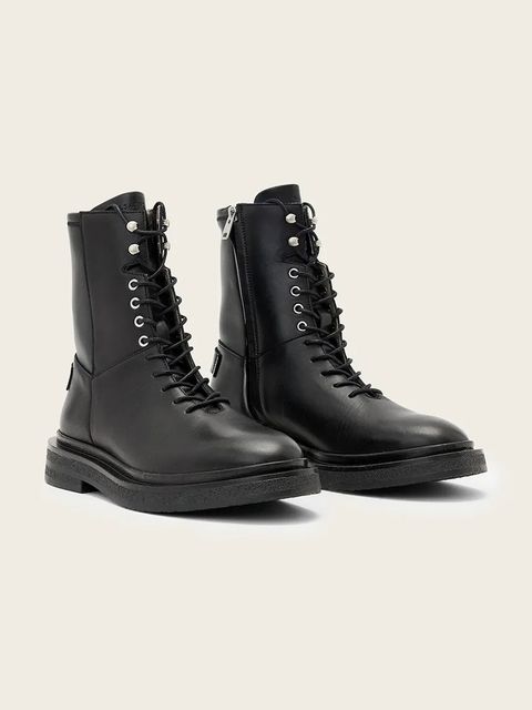 AllSaints workery skórzane Escher Lace Up Boot - zdjęcie produktu nr 1