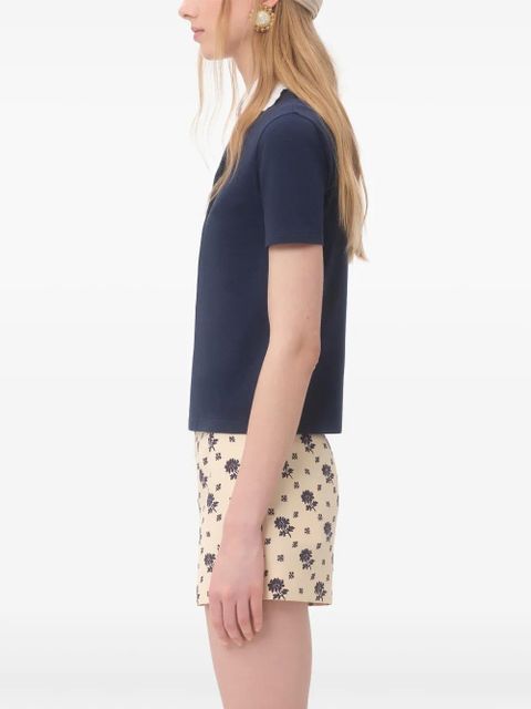 Valentino Garavani embroidered polo shirt - Blue