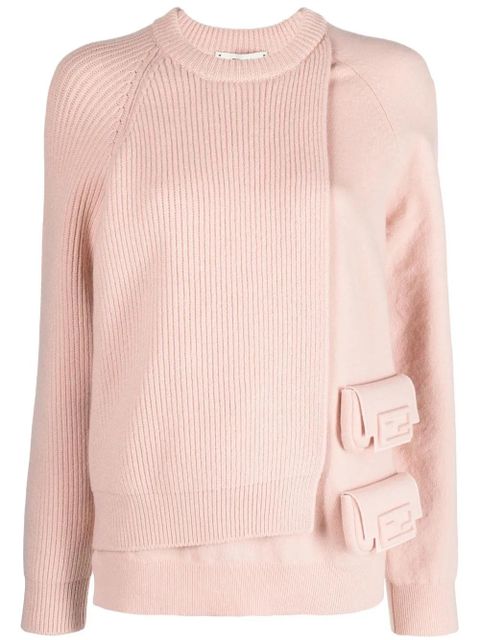 FENDI layered utility pocket jumper - Pink - zdjęcie produktu nr 1