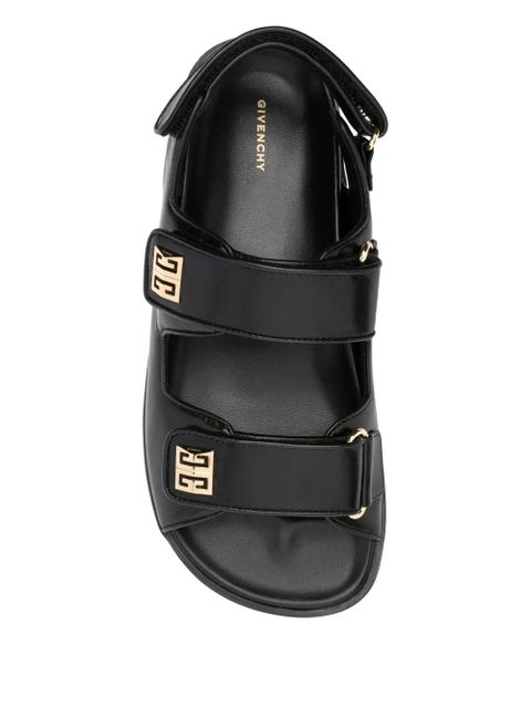 Givenchy pattern double strap sandals - Black - zdjęcie produktu nr 2