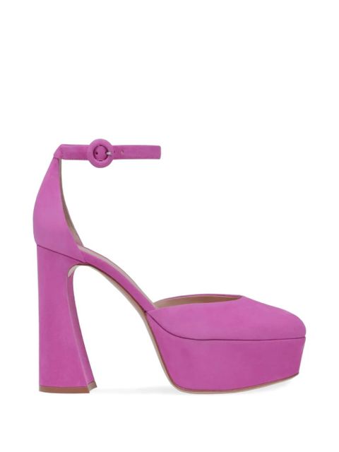 Gianvito Rossi platform ankle-strap pumps - Pink - zdjęcie produktu nr 1