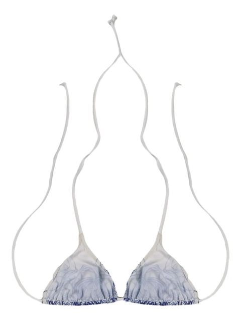 Jean Paul Gaultier striped bikini top - White - zdjęcie produktu nr 2